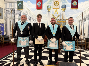 Brother Nicolas Davie Joins Freemasonry